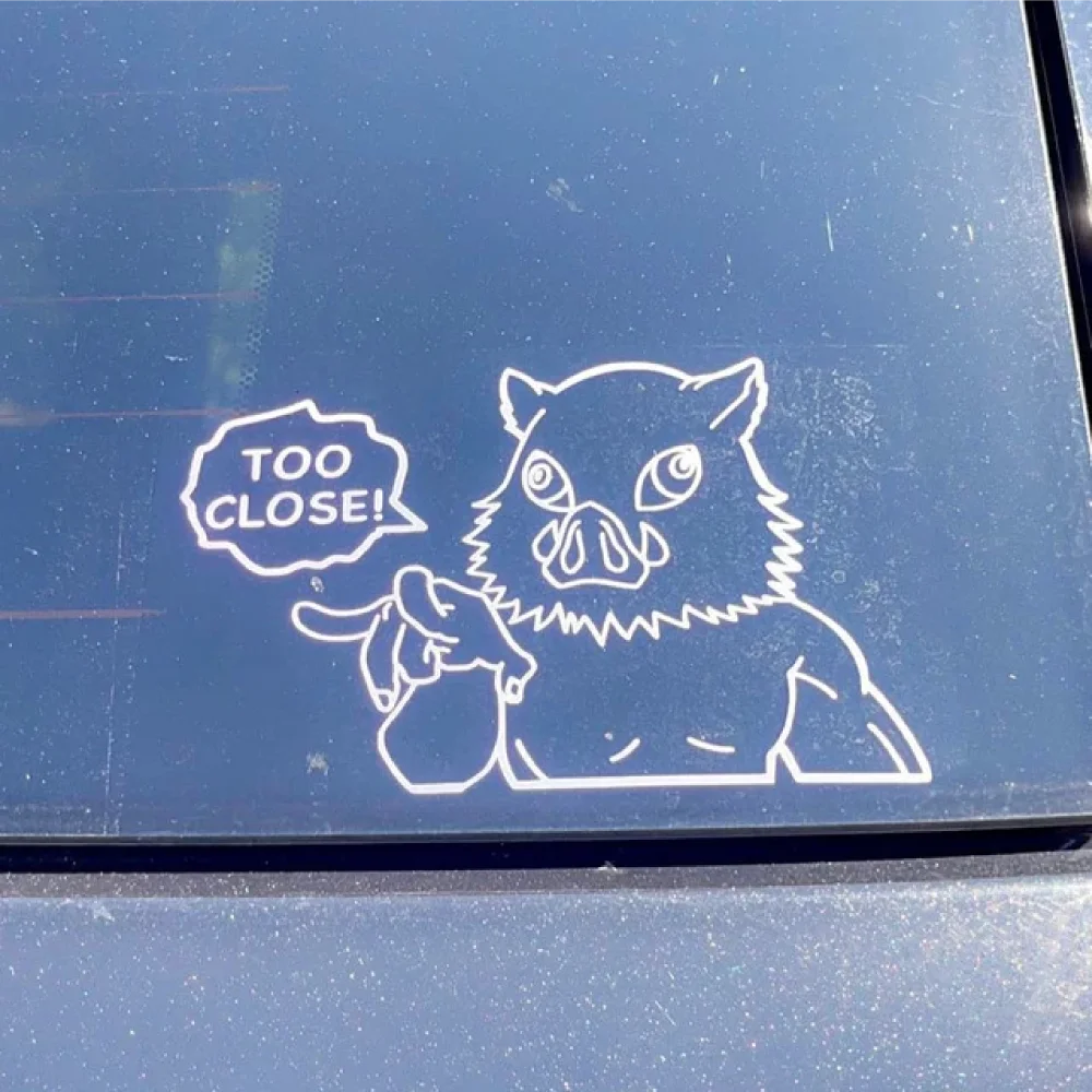 Car Rear Window Decals Bumper Stickers Car Exterior Decoration Waterproof Vinyl PVC Accessories Anime Sticker