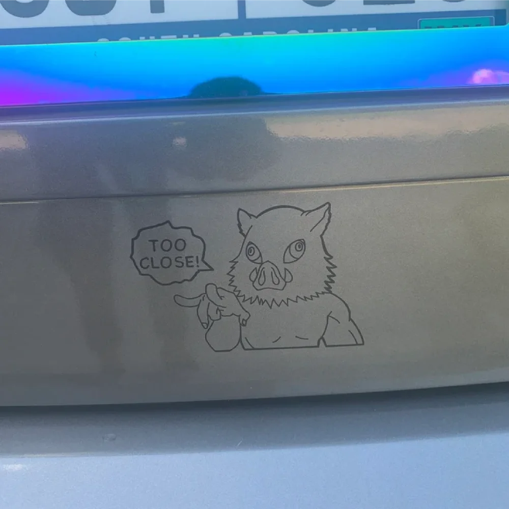 Car Rear Window Decals Bumper Stickers Car Exterior Decoration Waterproof Vinyl PVC Accessories Anime Sticker