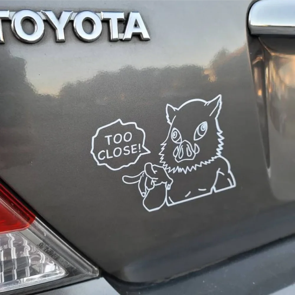Car Rear Window Decals Bumper Stickers Car Exterior Decoration Waterproof Vinyl PVC Accessories Anime Sticker