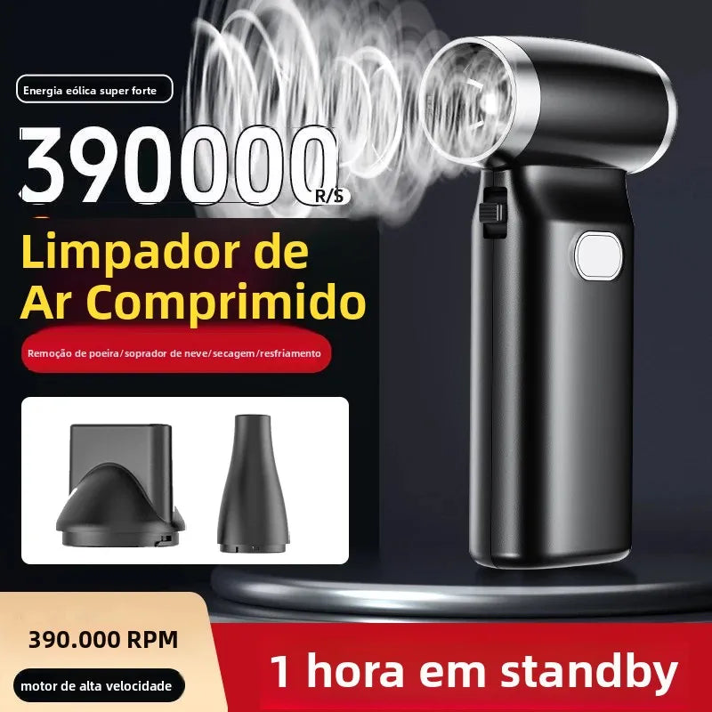 MelyBaoB Compressed Air Duster ,Handheld Turbo Jet Fan Powerful Blower-Cooling Fan,  Air Blower for Car Dryer/Home/PC Cleaning