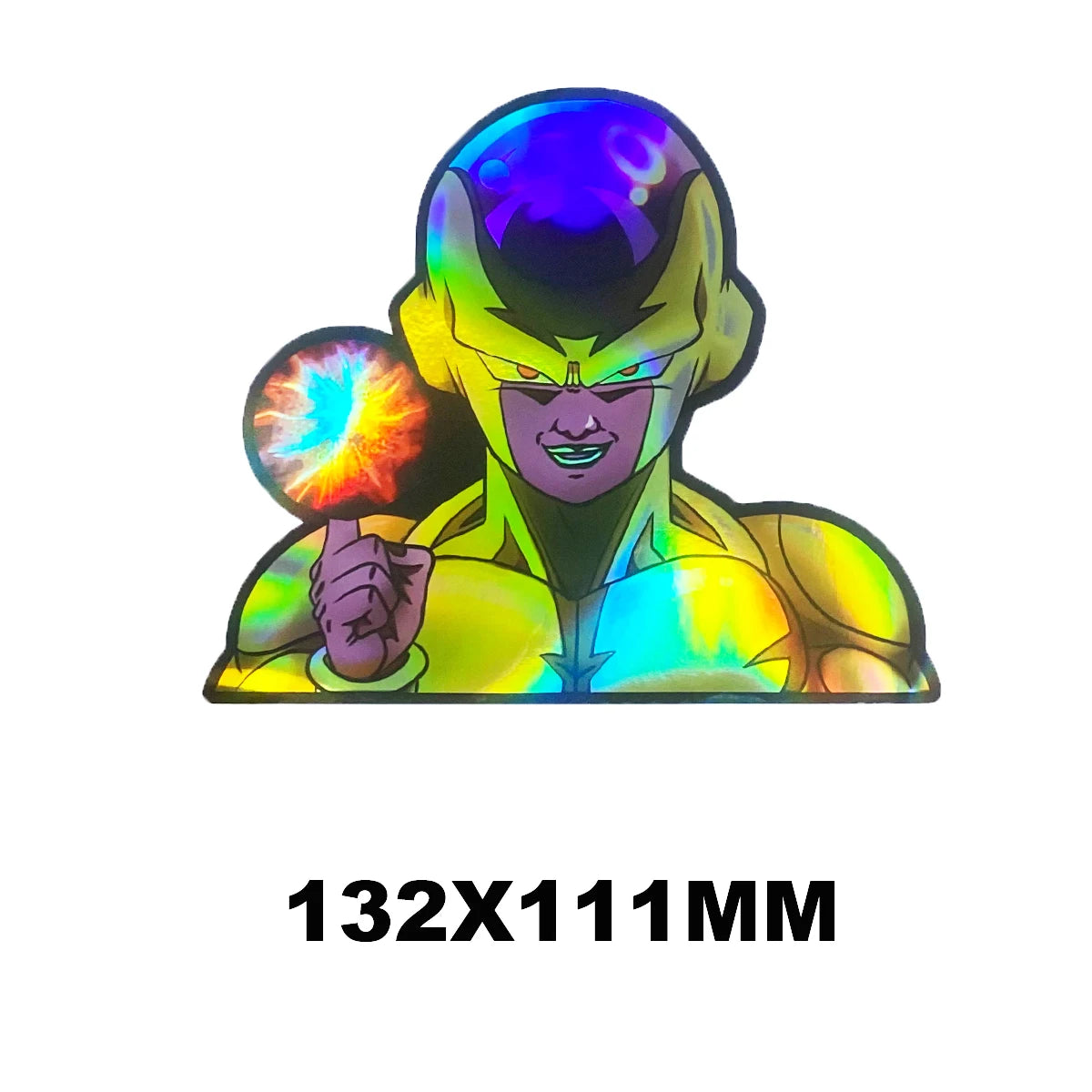 Cartoon Holographic Anime Laser Stickers Motorcycle Anime Lenticular Car Window Sticker For Laptop Hot（25 designs）