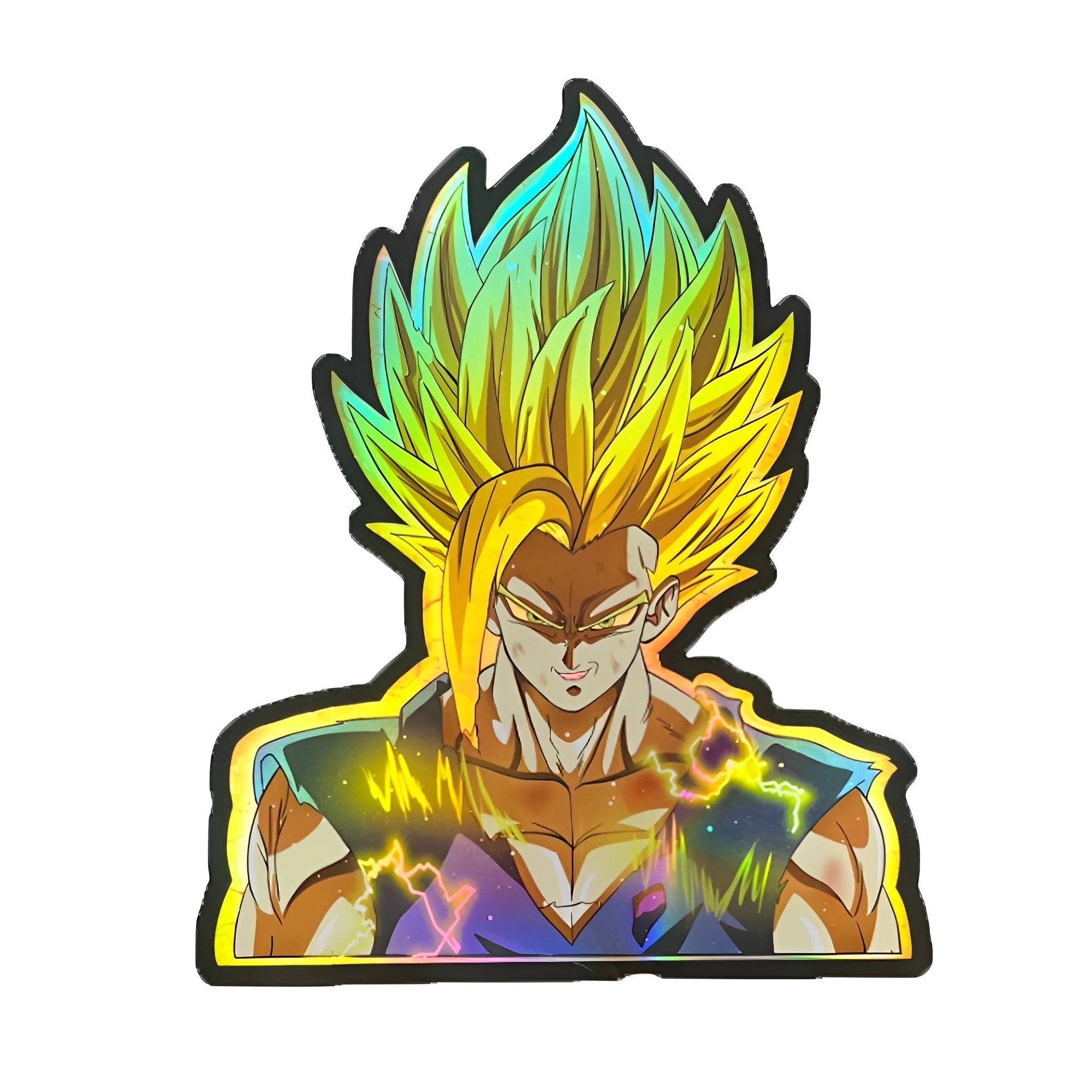 Cartoon Holographic Anime Laser Stickers Motorcycle Anime Lenticular Car Window Sticker For Laptop Hot（25 designs）