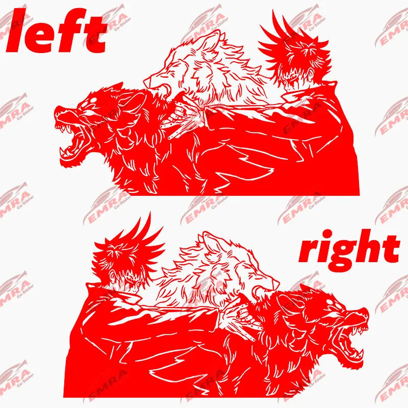 Large Anime Decal Graphic For Cars Sticker Decoration Side Hood Auto Parts Die Cutting Water Proof Vinyl Decals Accessories