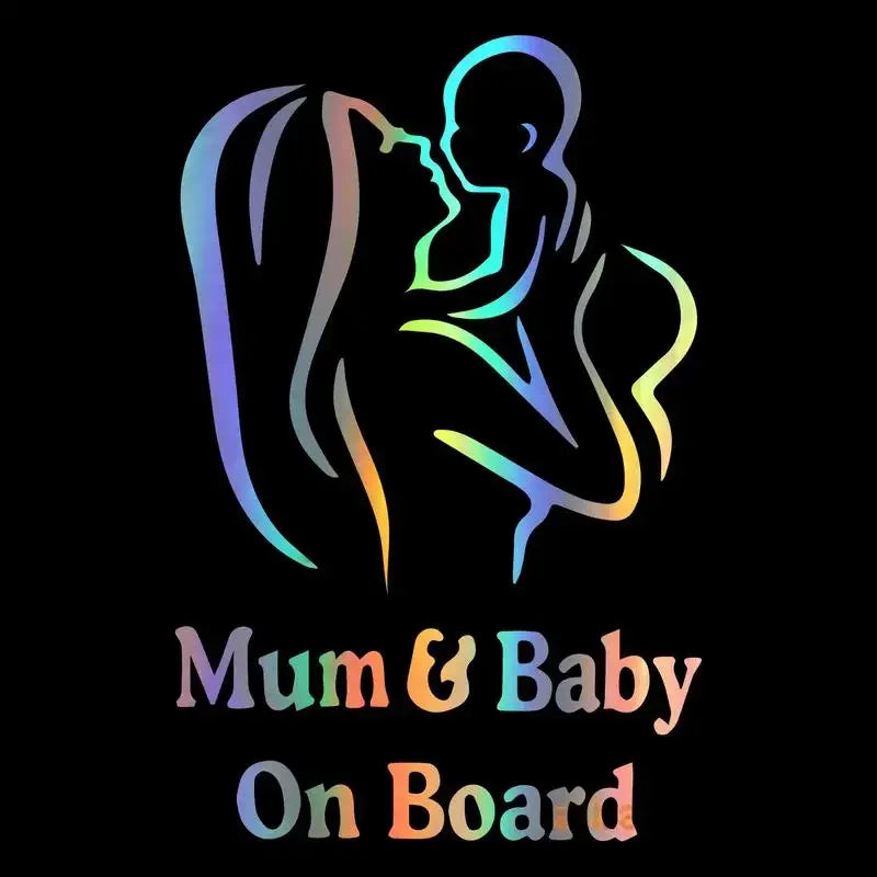 Car Stickers Personality Baby on Board Series Funny Car Body Window Warning Signs Child Stickers and Decals Vinyl ,15cm