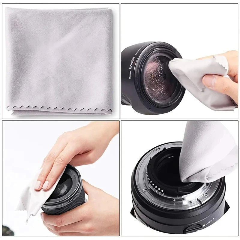 6-In-1 Digital Camera Cleaning Kit Professional Air Blower DSLR Lens Cloth Pen Brush Cleaning Tool For CCD Sensor Lens Keyboards