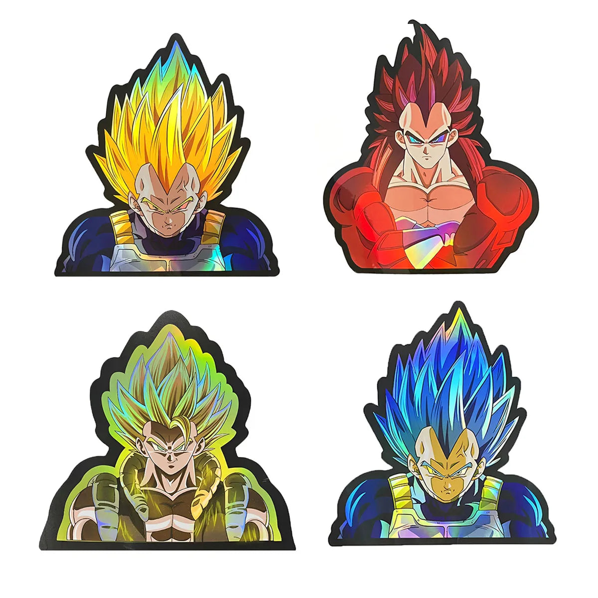 Cartoon Holographic Anime Laser Stickers Motorcycle Anime Lenticular Car Window Sticker For Laptop Hot（25 designs）