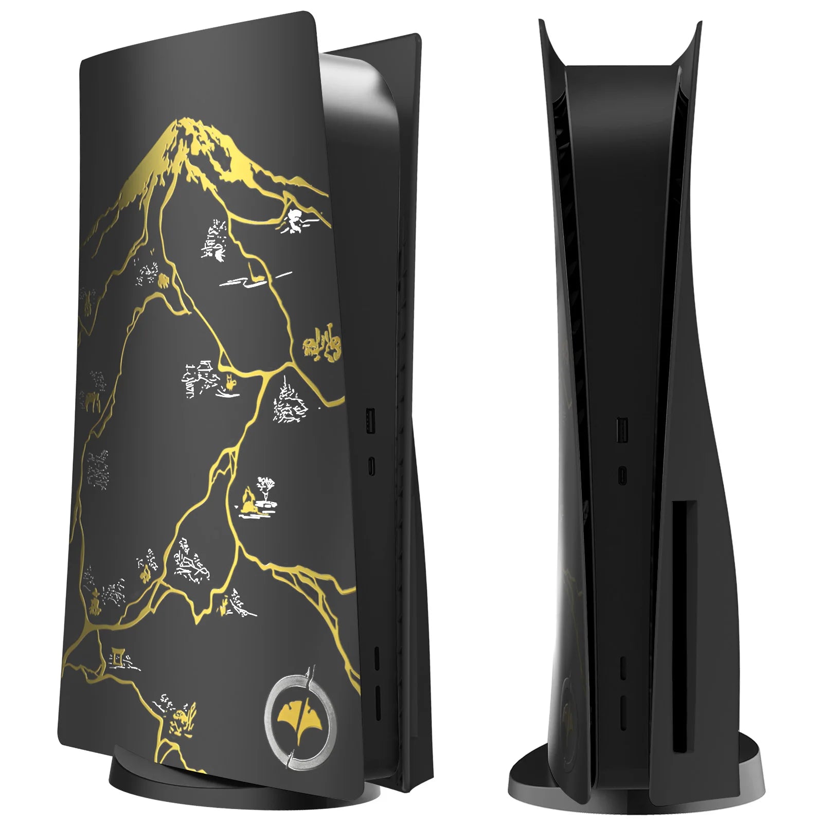 Console Cover Faceplate Compatible with PS5 Disc Edition Replacement Backplate Shell Skin for Playstation 5