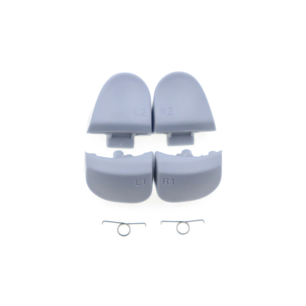 1-10Set For PS5 V1.0 V2.0 V3.0 BDM-010 BDM-020 BDM-030 Black White R1 L1 R2 L2 Game Trigger Buttons With Spring Controller