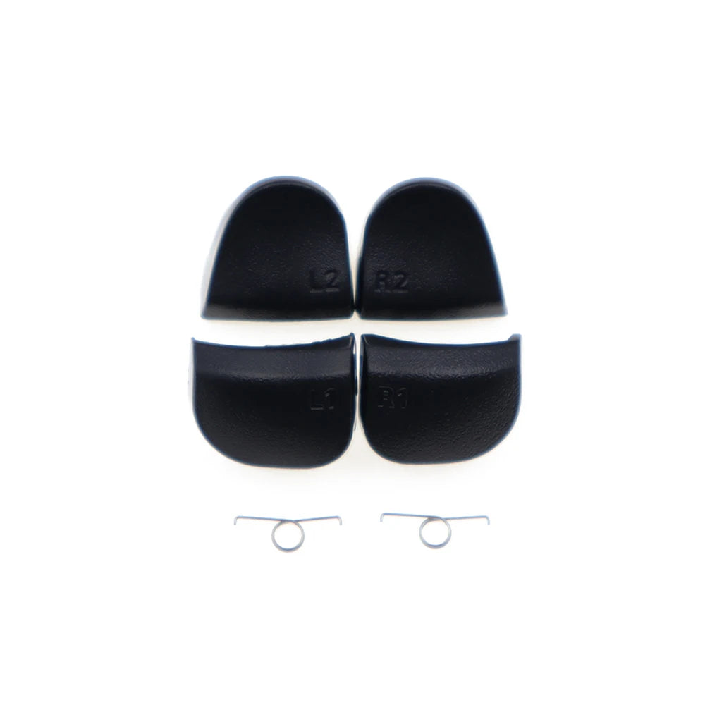 1-10Set For PS5 V1.0 V2.0 V3.0 BDM-010 BDM-020 BDM-030 Black White R1 L1 R2 L2 Game Trigger Buttons With Spring Controller