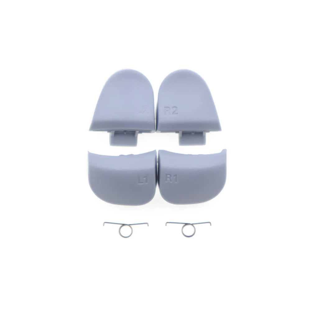 1-10Set For PS5 V1.0 V2.0 V3.0 BDM-010 BDM-020 BDM-030 Black White R1 L1 R2 L2 Game Trigger Buttons With Spring Controller