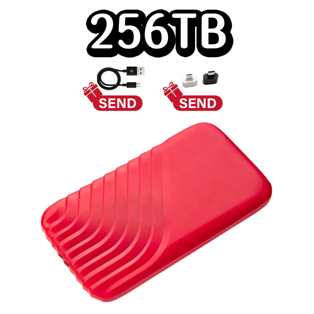 Portable Solid State Drive, brand new 16TB large capacity portable hard drive, external SSD USB3.1 suitable for laptops/MAC/PC
