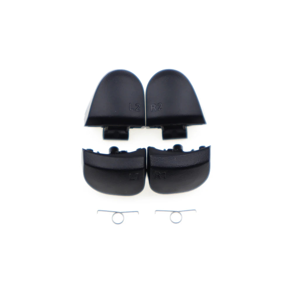 1-10Set For PS5 V1.0 V2.0 V3.0 BDM-010 BDM-020 BDM-030 Black White R1 L1 R2 L2 Game Trigger Buttons With Spring Controller