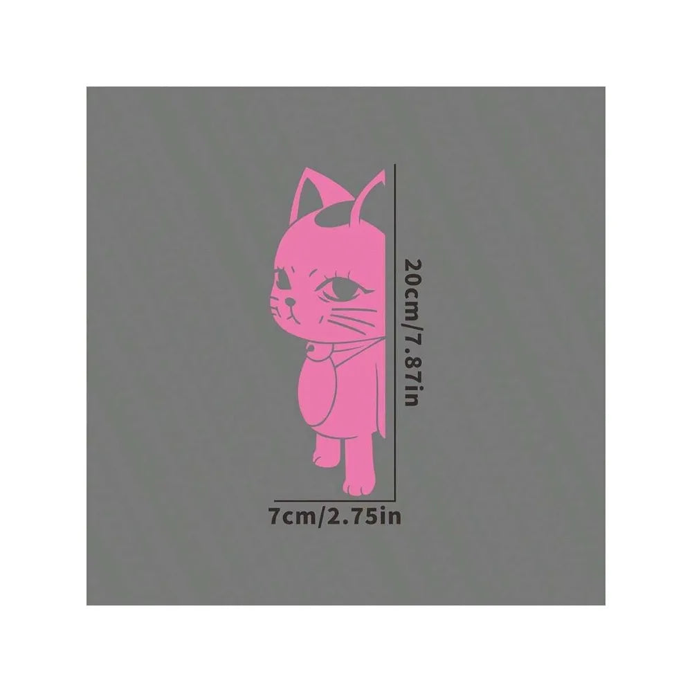 1 piece - A close-up view of a cat peeping. Vinyl sticker with patterns. For cars, water bottles and more decorations.