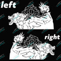 Large Anime Decal Graphic For Cars Sticker Decoration Side Hood Auto Parts Die Cutting Water Proof Vinyl Decals Accessories
