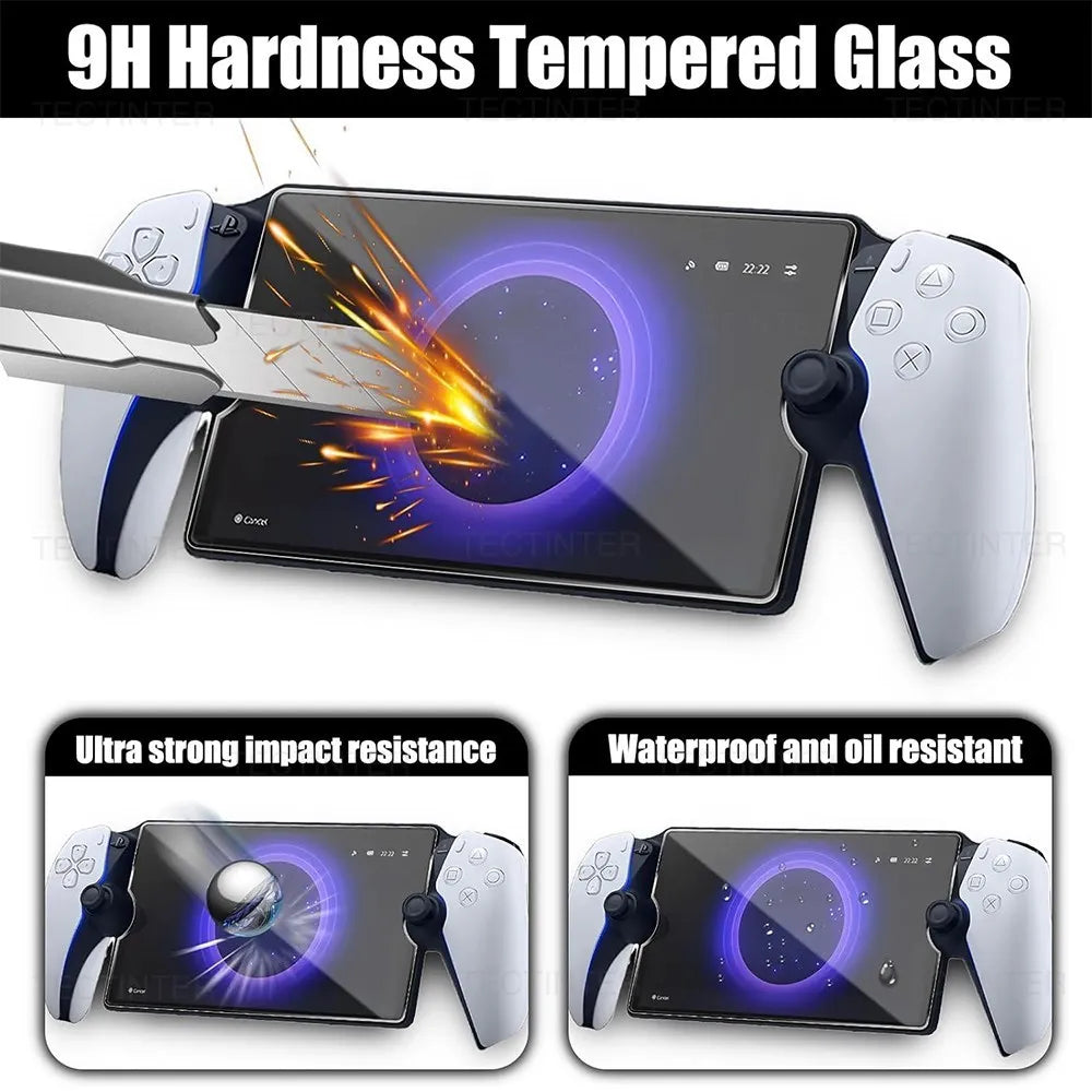 1/2Pcs Screen Protector Tempered Glass for Sony PlayStation PS5 Portal Handheld Anti-Scratch Protective Film Gaming Accessories
