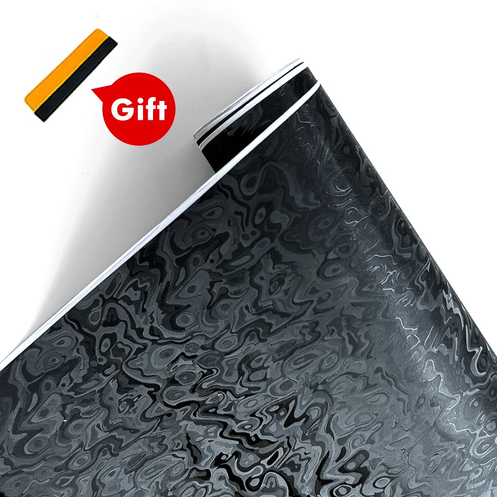 9D Carbon Fiber Wrap Waterproof Car Sticker Vinyl Car Tuning Motorcycle Stickers Glossy Matte Black Car Adhesive Vinyl Wrap Film