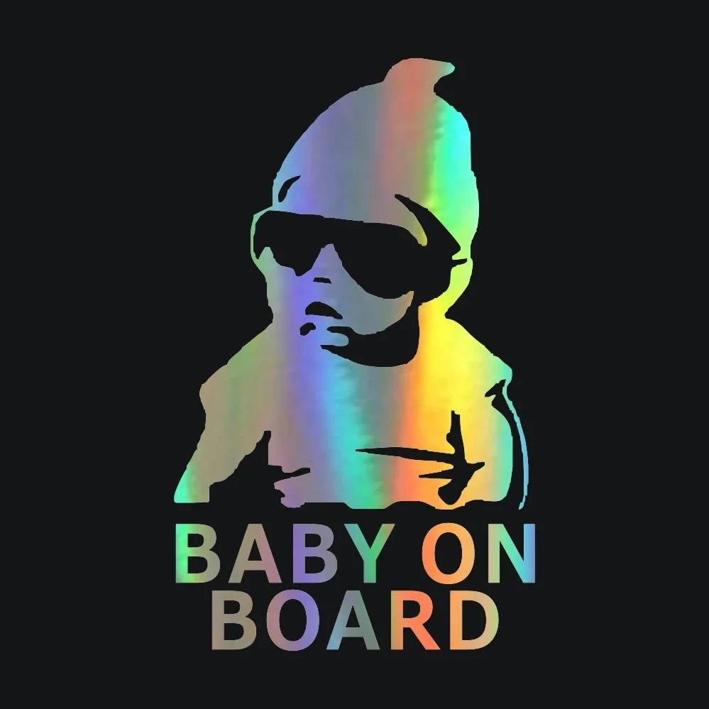 Car Stickers Personality Baby on Board Series Funny Car Body Window Warning Signs Child Stickers and Decals Vinyl ,15cm