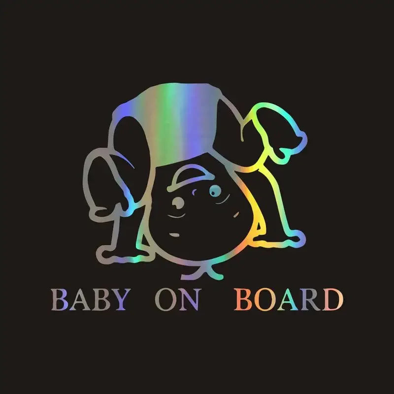 Car Stickers Personality Baby on Board Series Funny Car Body Window Warning Signs Child Stickers and Decals Vinyl ,15cm