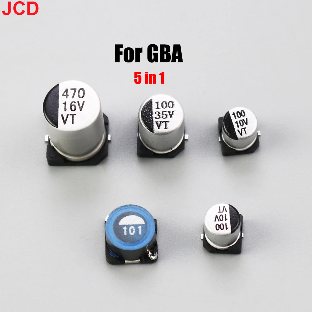JCD Mainboard Capacitor For GBA GBP GBC for Gameboy Pock et For GBA GBC GBP GBA SP GBL Color Motherboard Repair Replacement