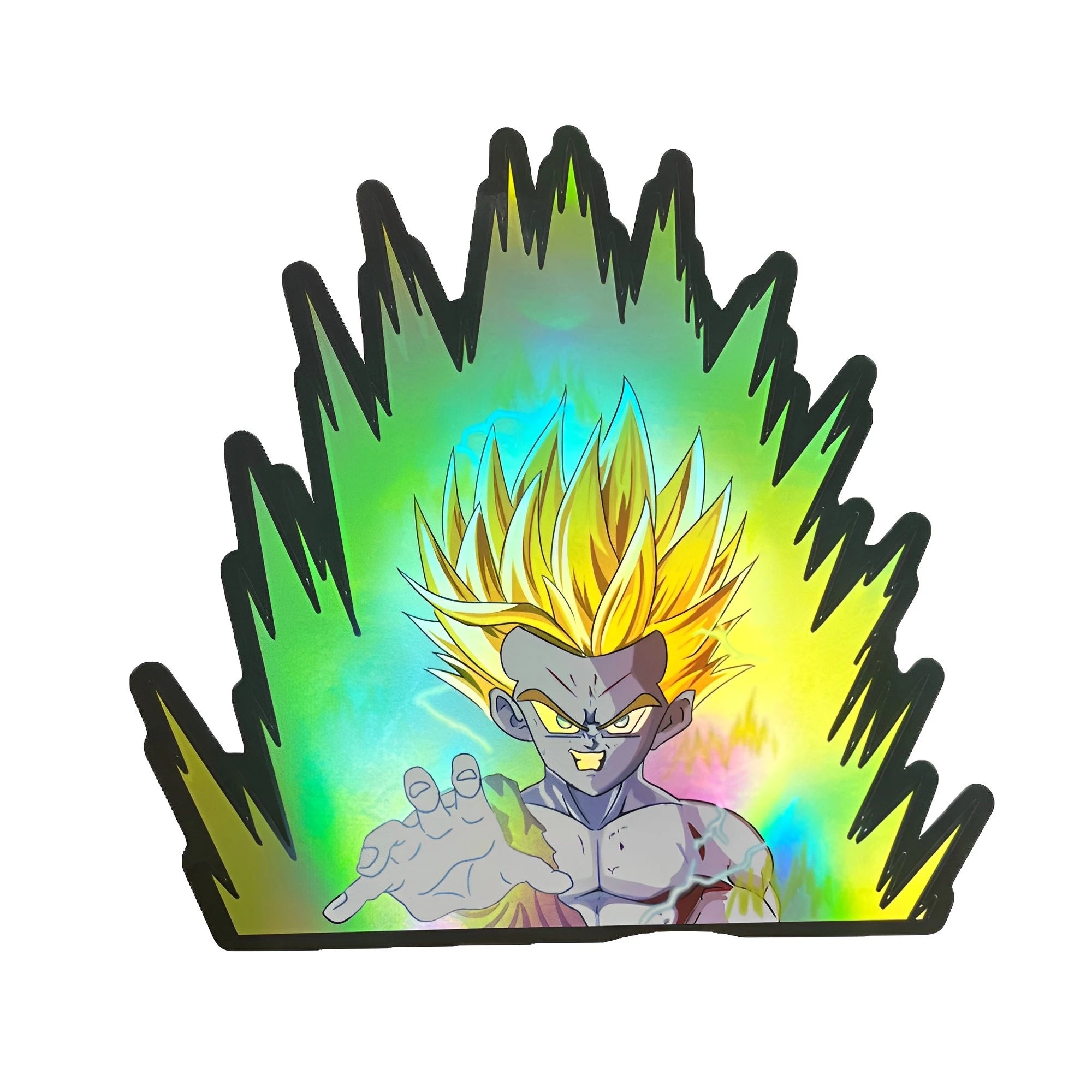 Cartoon Holographic Anime Laser Stickers Motorcycle Anime Lenticular Car Window Sticker For Laptop Hot（25 designs）