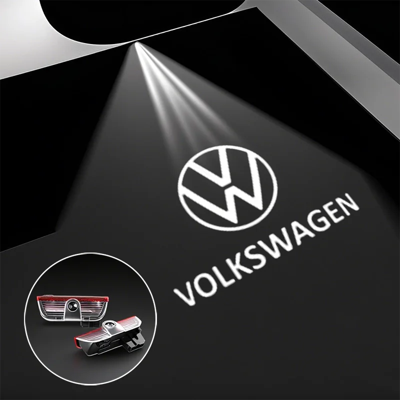 Car LED Door Logo Welcome Light Projector Lamps Accessories For VW GTI Scirocco Polo Golf Passat Tiguan Arteon Touran EOS CC