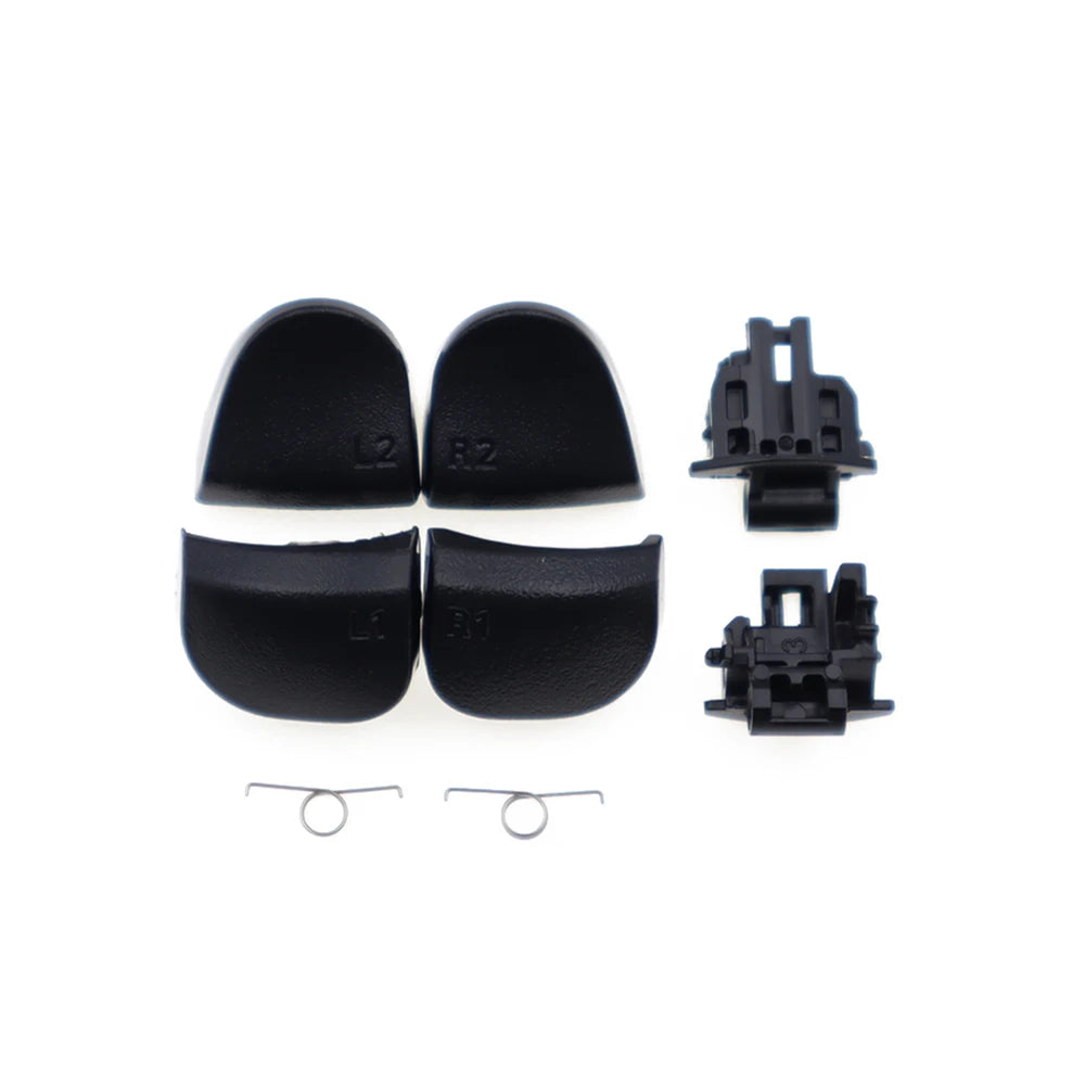 1-10Set For PS5 V1.0 V2.0 V3.0 BDM-010 BDM-020 BDM-030 Black White R1 L1 R2 L2 Game Trigger Buttons With Spring Controller