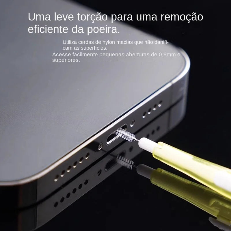 Mobile Phone Speaker Charging Port Cleaning Set Dust Plug for iPhone 16 15 14 Earphones Clean Kit Brush for Samsung Xiaomi