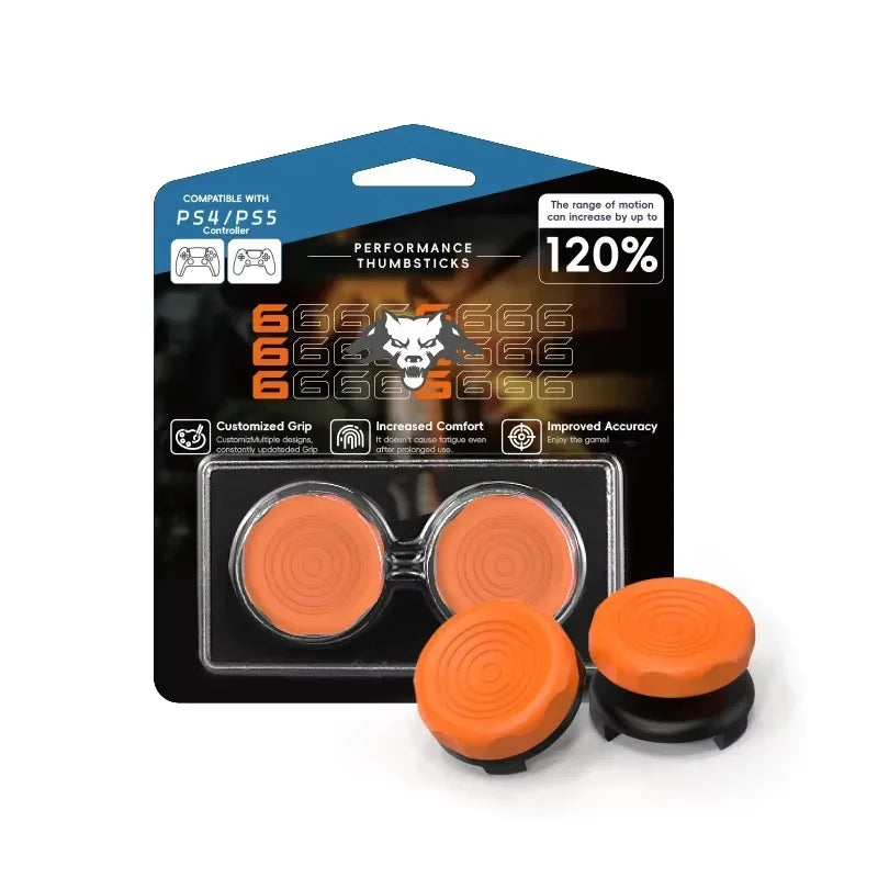 DATA FROG High-Rise Performance Freeks for PS4 PS5 Galaxy Joystick Compatible with 8BitDo Ultimate Controller Stick