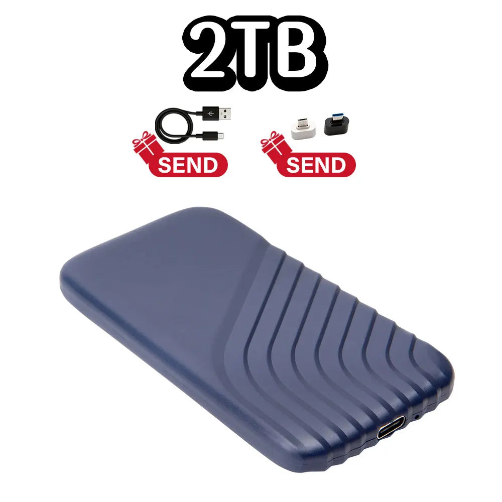 Portable Solid State Drive, brand new 16TB large capacity portable hard drive, external SSD USB3.1 suitable for laptops/MAC/PC
