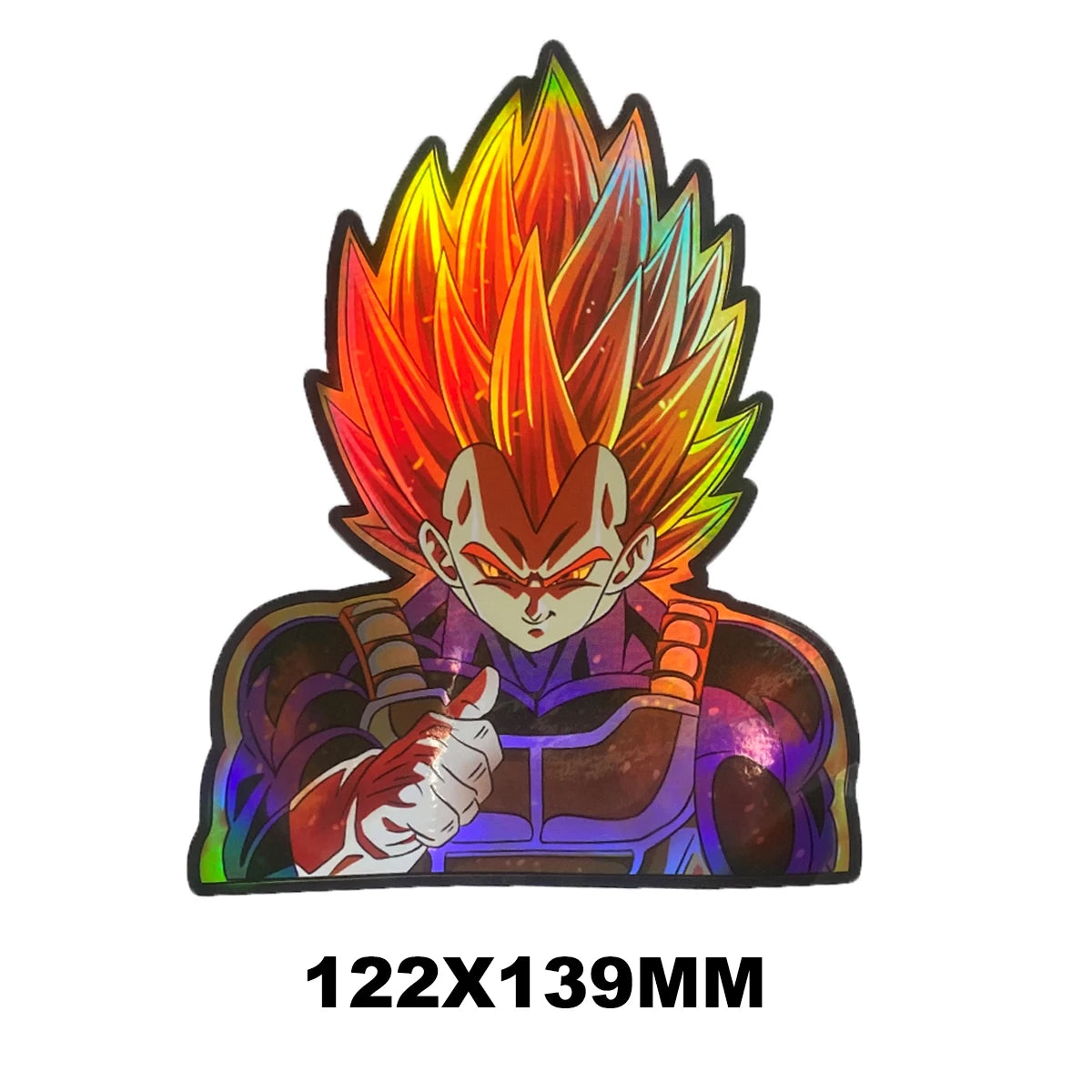 Cartoon Holographic Anime Laser Stickers Motorcycle Anime Lenticular Car Window Sticker For Laptop Hot（25 designs）