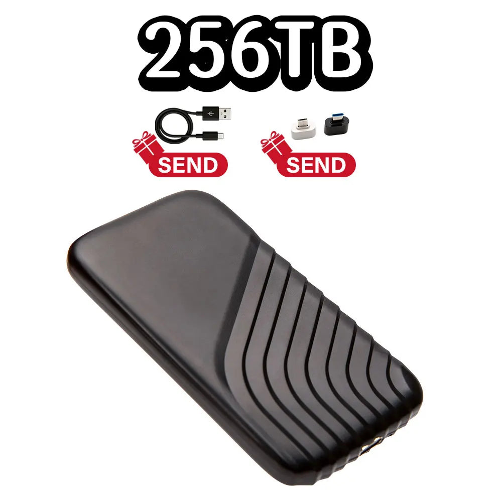 Portable Solid State Drive, brand new 16TB large capacity portable hard drive, external SSD USB3.1 suitable for laptops/MAC/PC