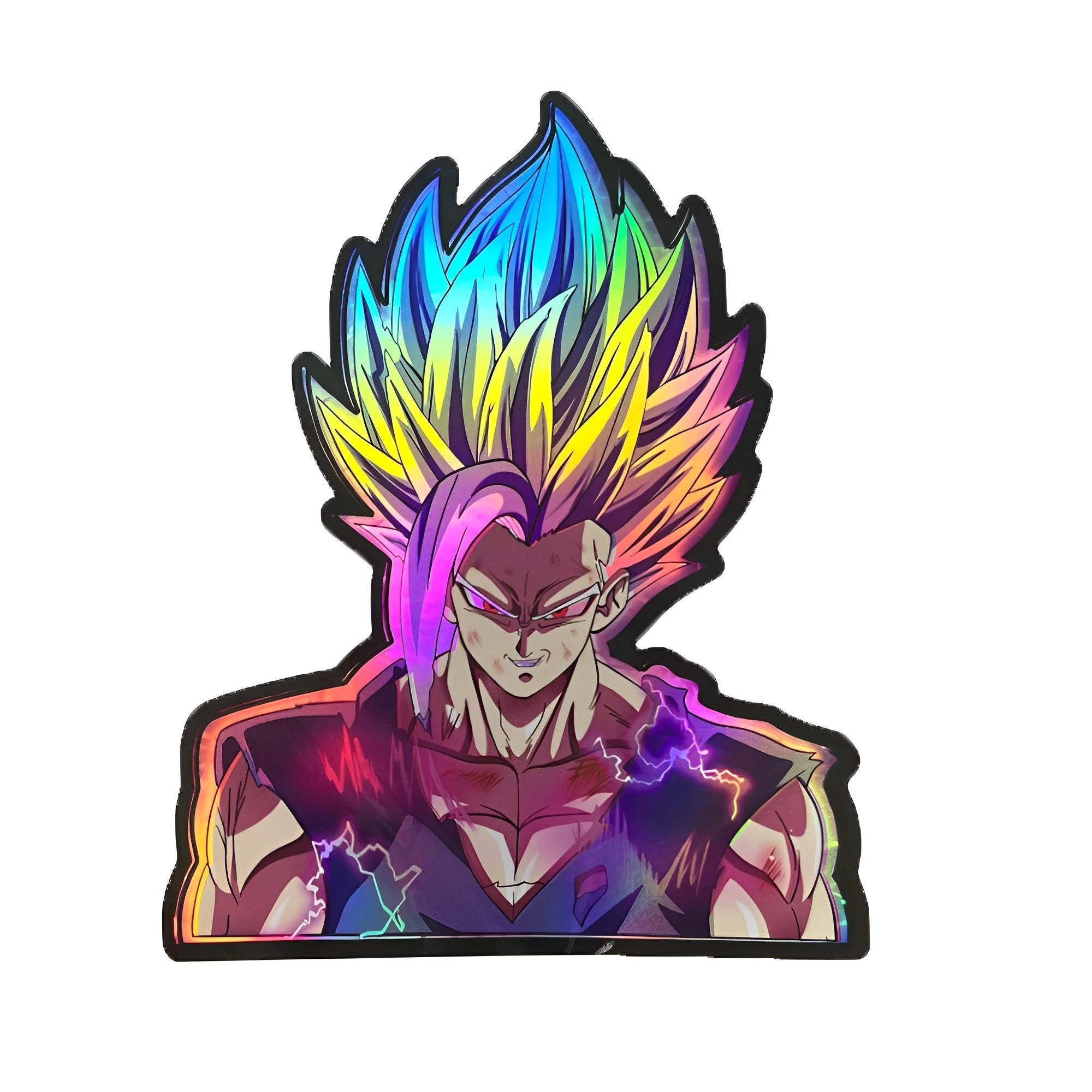 Cartoon Holographic Anime Laser Stickers Motorcycle Anime Lenticular Car Window Sticker For Laptop Hot（25 designs）