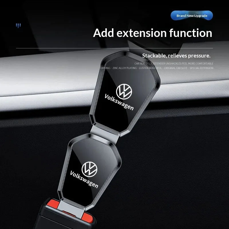 Car Safety Belt Extender Seat Belt Cover For Volkswagen VW GTI MK5 Passat Polo Golf 3 Jetta Tiguan Beetle Touran Car Accessories