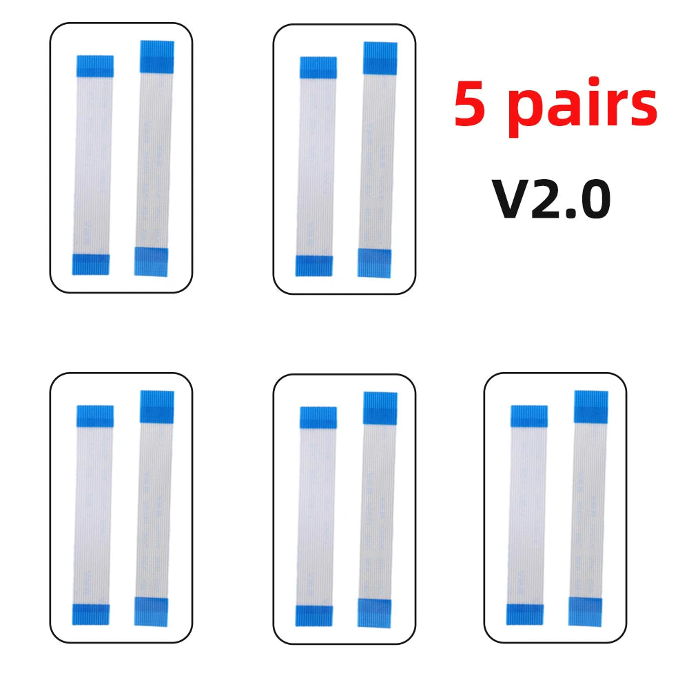 1/5 Pairs Replacement R2 L2 L1 R1 Trigger Button Ribbon Flex Cable for PS5 Dualsense Controller BDM-010 020 Motor Connect Cable
