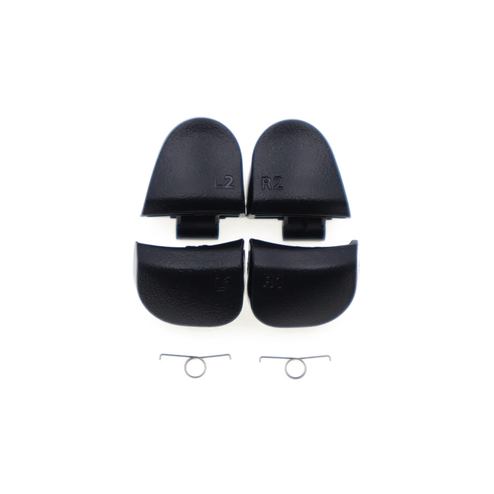 1-10Set For PS5 V1.0 V2.0 V3.0 BDM-010 BDM-020 BDM-030 Black White R1 L1 R2 L2 Game Trigger Buttons With Spring Controller