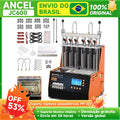 ANCEL JC600 GDI PIEZO Injector Cleaner Machine 6-Cylinder Ultrasonic Cleaning Nozzle Injectors Tester for Diesel Car Motorcycle