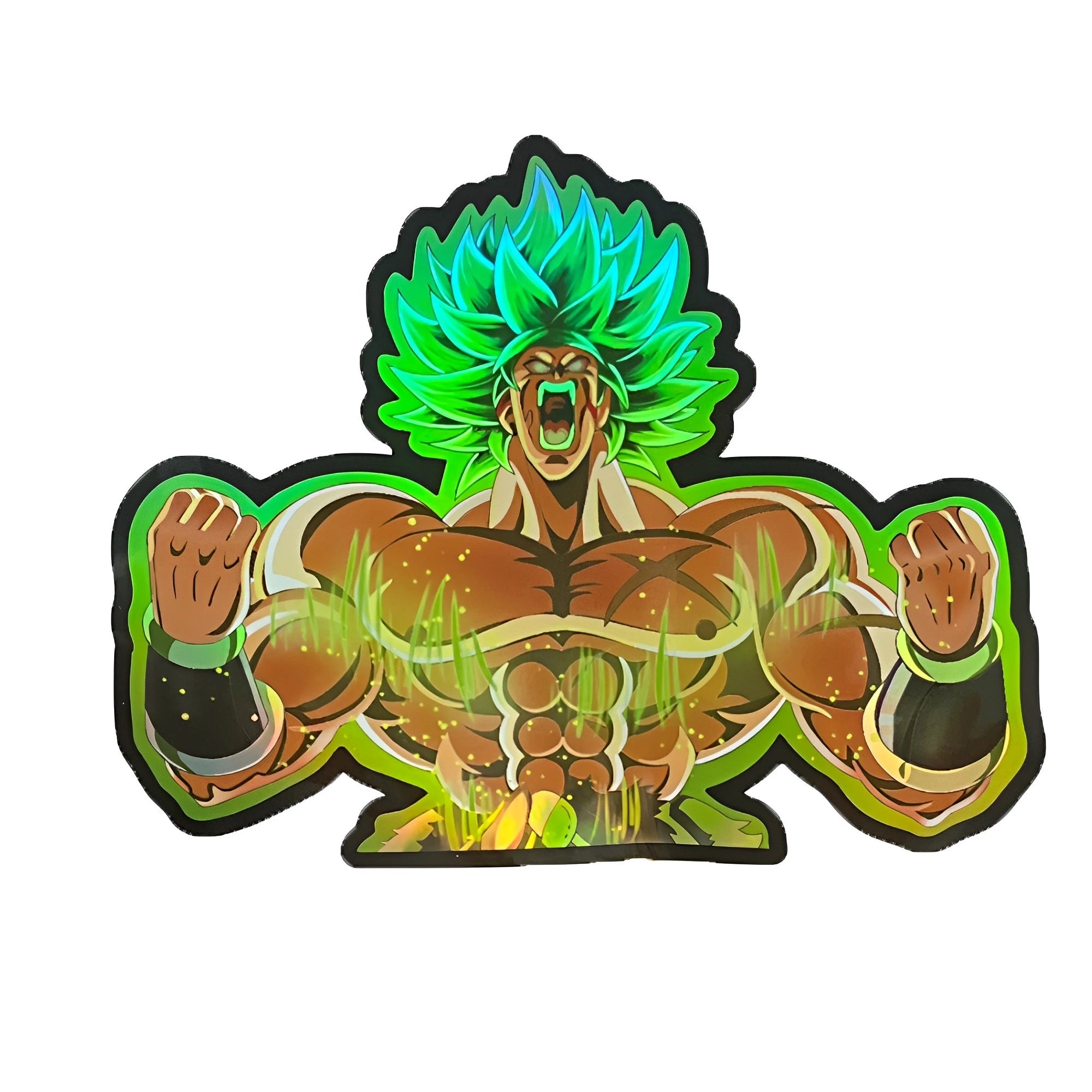Cartoon Holographic Anime Laser Stickers Motorcycle Anime Lenticular Car Window Sticker For Laptop Hot（25 designs）