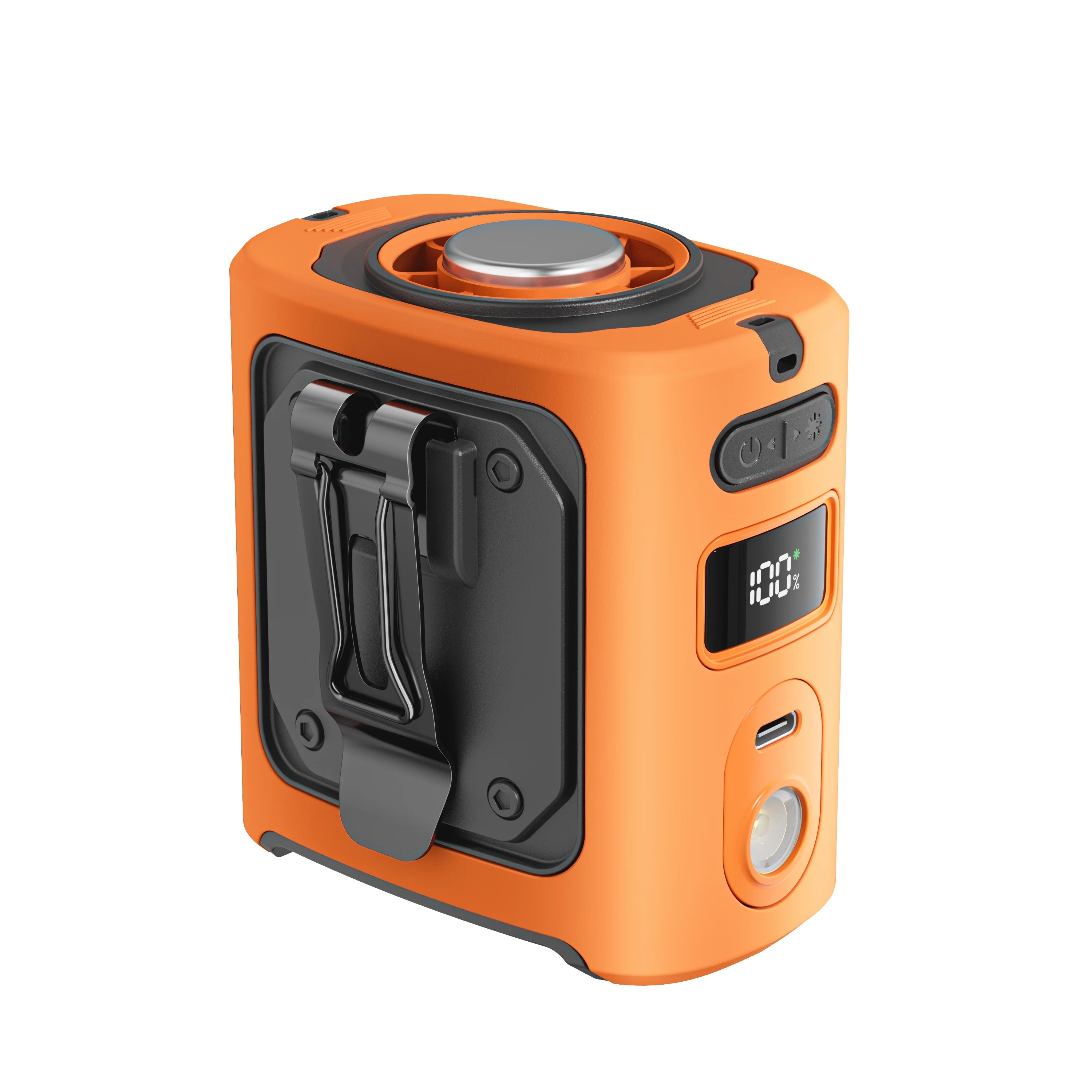 MUXNW Ventilador Waistban Rechargeable Clip-On Waist Fan with Ice Cooling Plate, 8000mAh Portable Hands-free Belt Fan for Campin