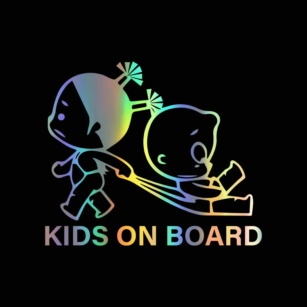 Car Stickers Personality Baby on Board Series Funny Car Body Window Warning Signs Child Stickers and Decals Vinyl ,15cm