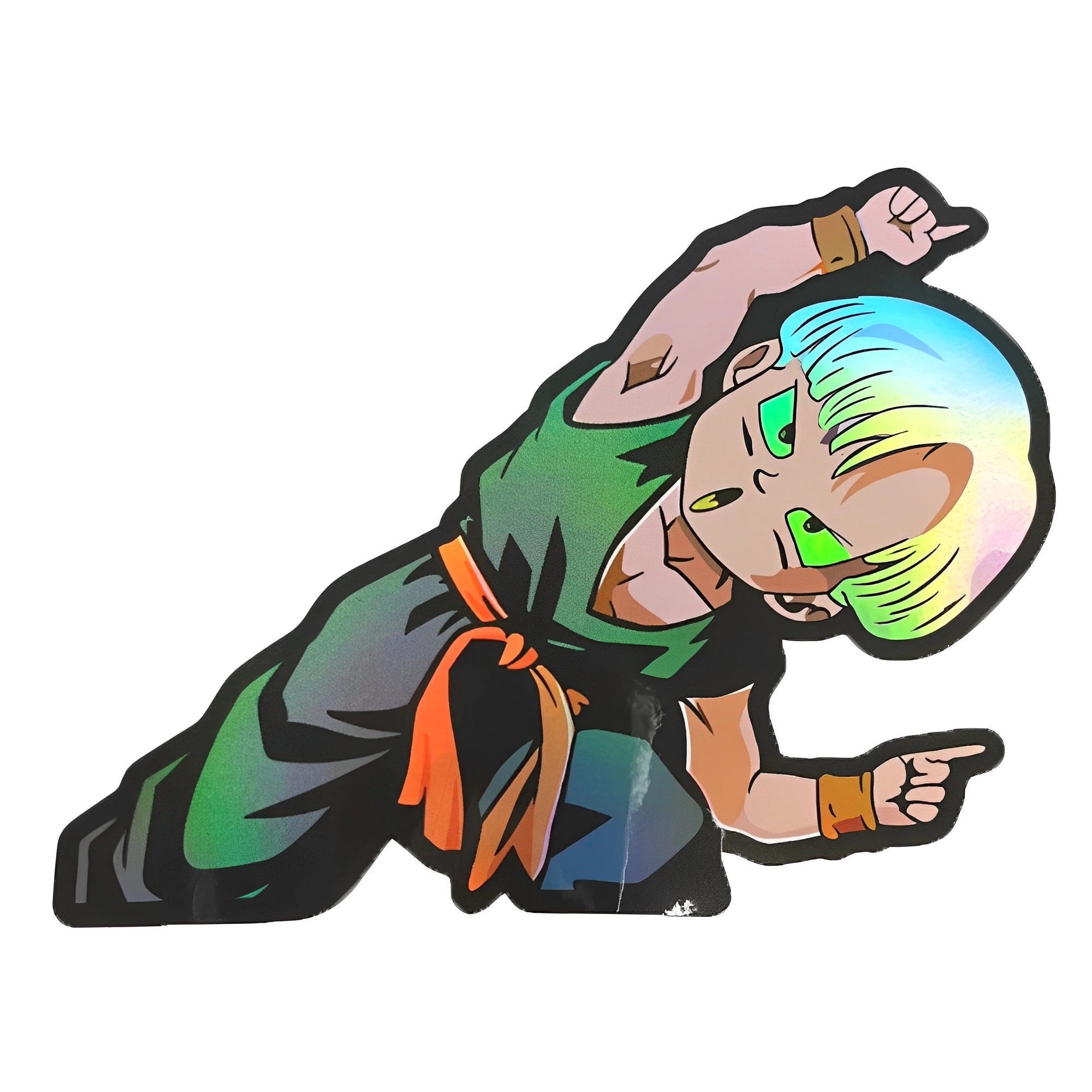 Cartoon Holographic Anime Laser Stickers Motorcycle Anime Lenticular Car Window Sticker For Laptop Hot（25 designs）