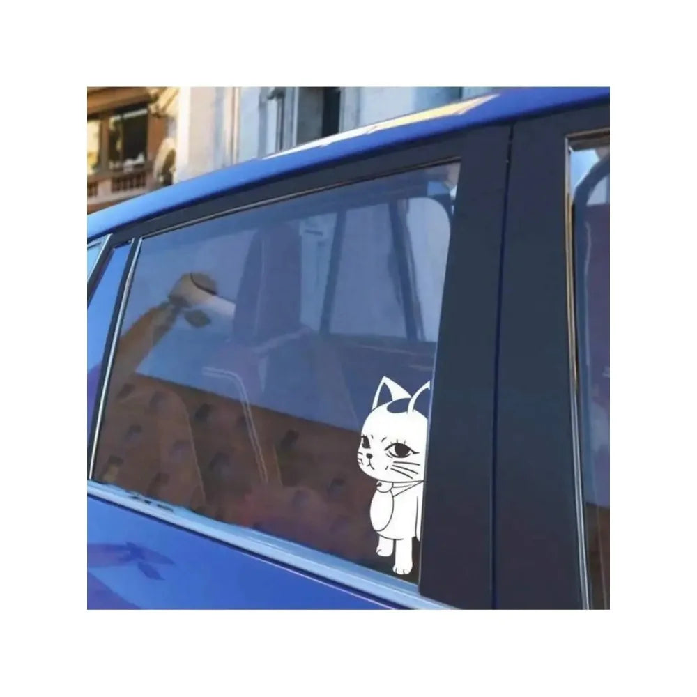 1 piece - A close-up view of a cat peeping. Vinyl sticker with patterns. For cars, water bottles and more decorations.