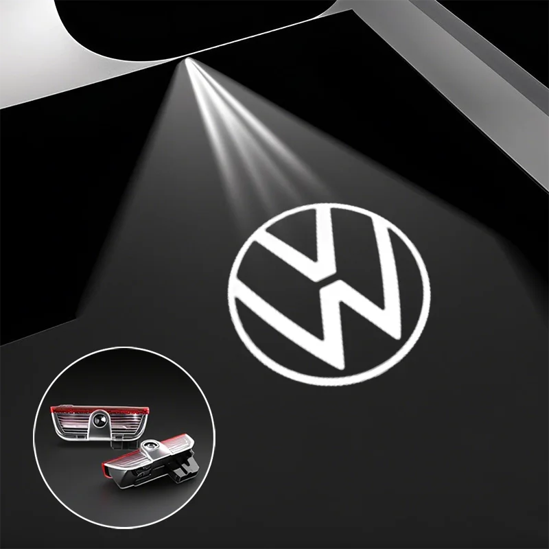Car LED Door Logo Welcome Light Projector Lamps Accessories For VW GTI Scirocco Polo Golf Passat Tiguan Arteon Touran EOS CC
