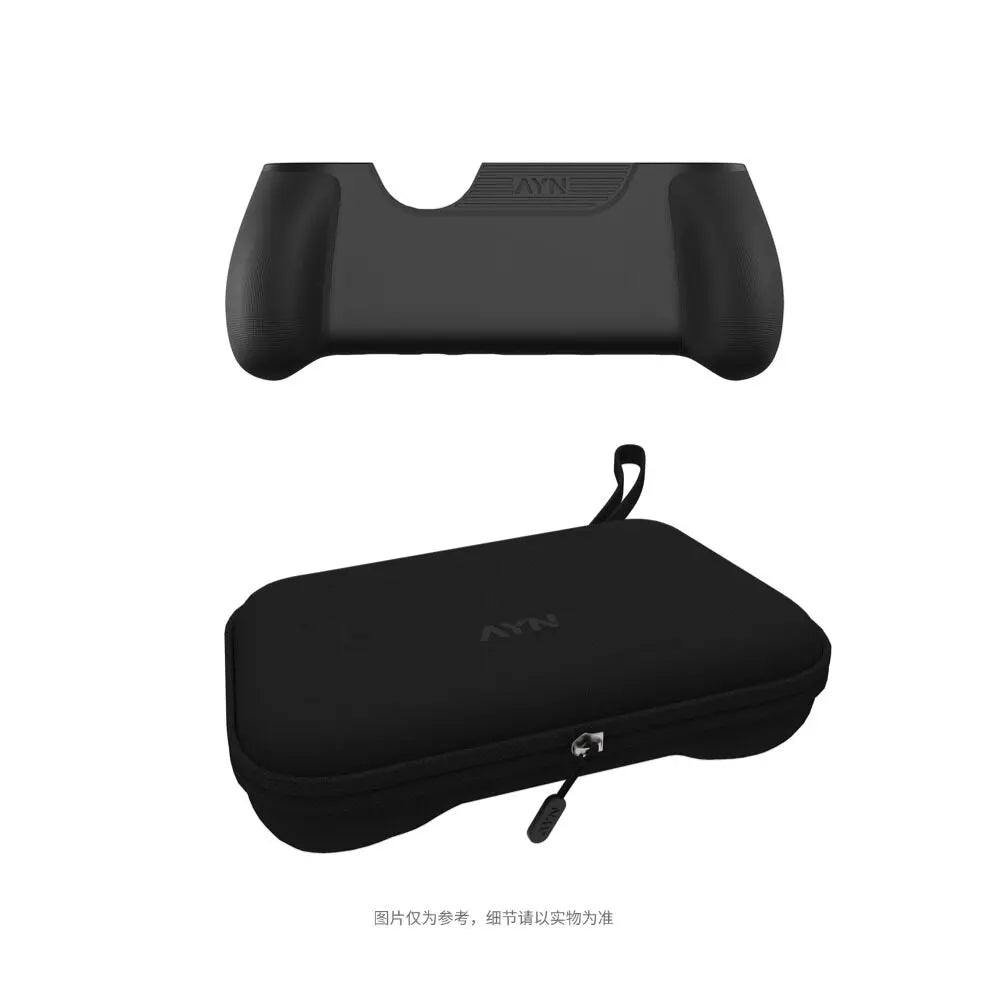 Offical AYN THOR Dual Screen Flip Game Console Grip With Storage Bag Portable AYN THOR Handheld Grip Game Control Stand Holder