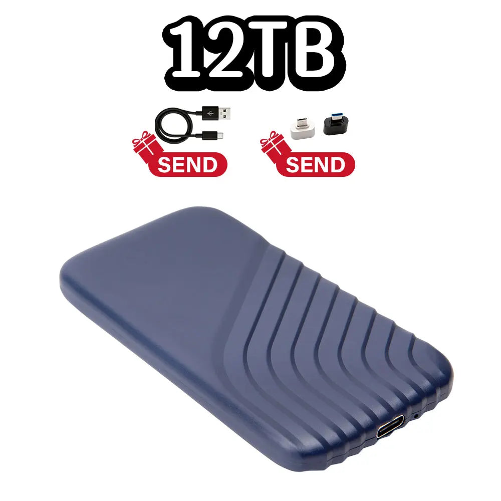 Portable Solid State Drive, brand new 16TB large capacity portable hard drive, external SSD USB3.1 suitable for laptops/MAC/PC