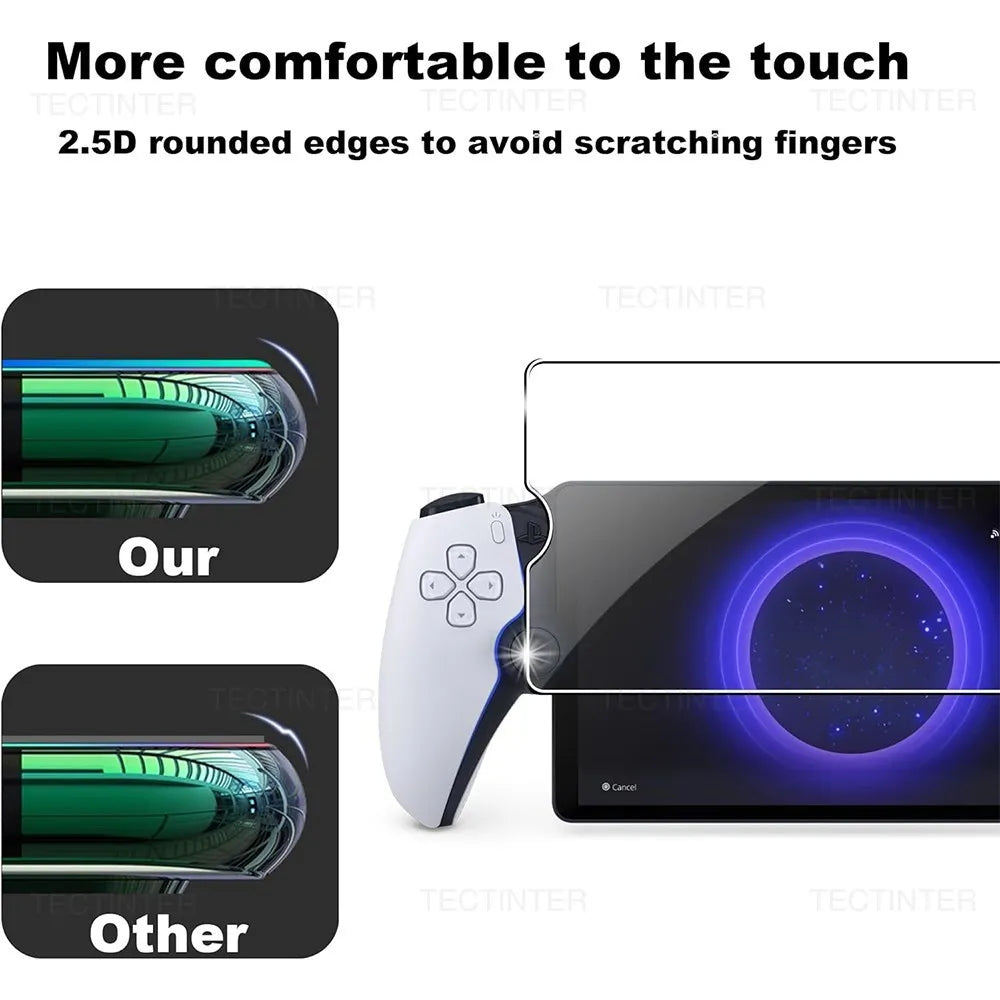 1/2Pcs Screen Protector Tempered Glass for Sony PlayStation PS5 Portal Handheld Anti-Scratch Protective Film Gaming Accessories