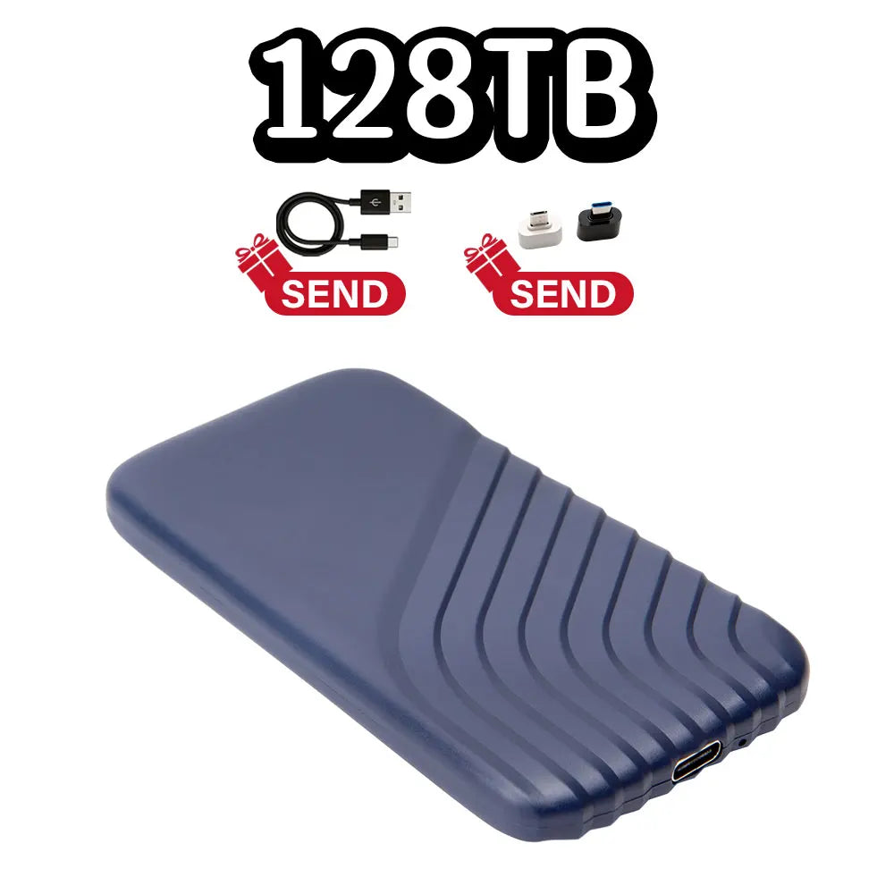 Portable Solid State Drive, brand new 16TB large capacity portable hard drive, external SSD USB3.1 suitable for laptops/MAC/PC