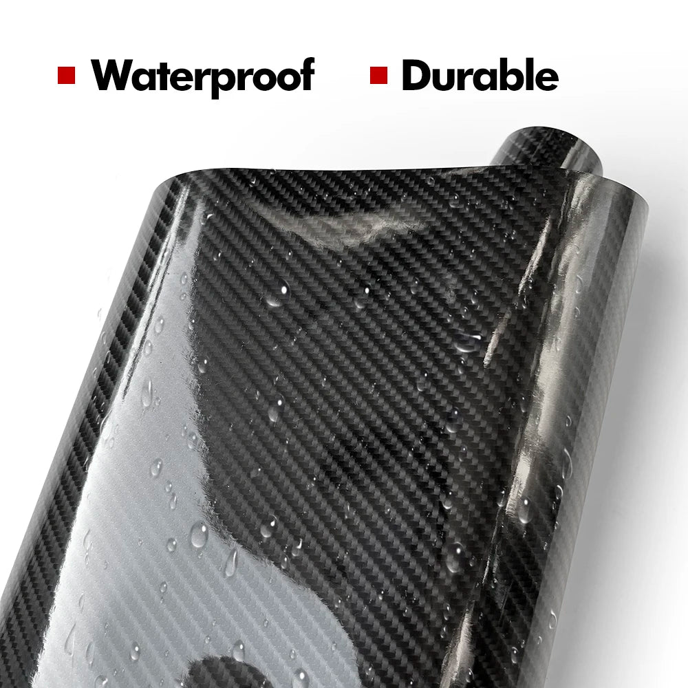 9D Carbon Fiber Wrap Waterproof Car Sticker Vinyl Car Tuning Motorcycle Stickers Glossy Matte Black Car Adhesive Vinyl Wrap Film