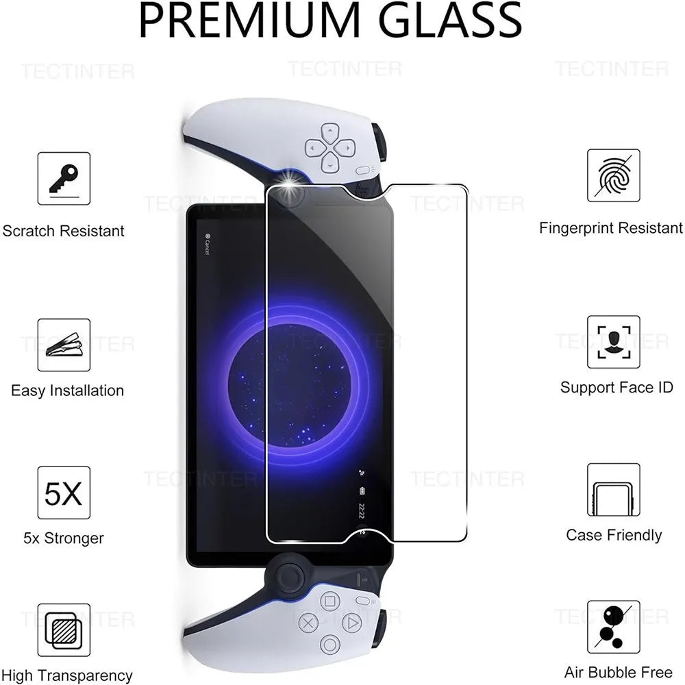 1/2Pcs Screen Protector Tempered Glass for Sony PlayStation PS5 Portal Handheld Anti-Scratch Protective Film Gaming Accessories