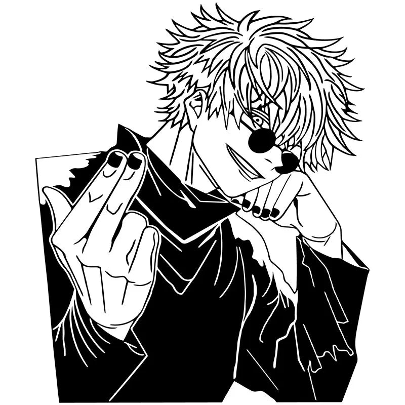 Anime Detachment Car Sticker Whole Body Auto Parts Personalized Decoration Stickers Prevent Bask In Waterproof  PVC Vinyl Decals