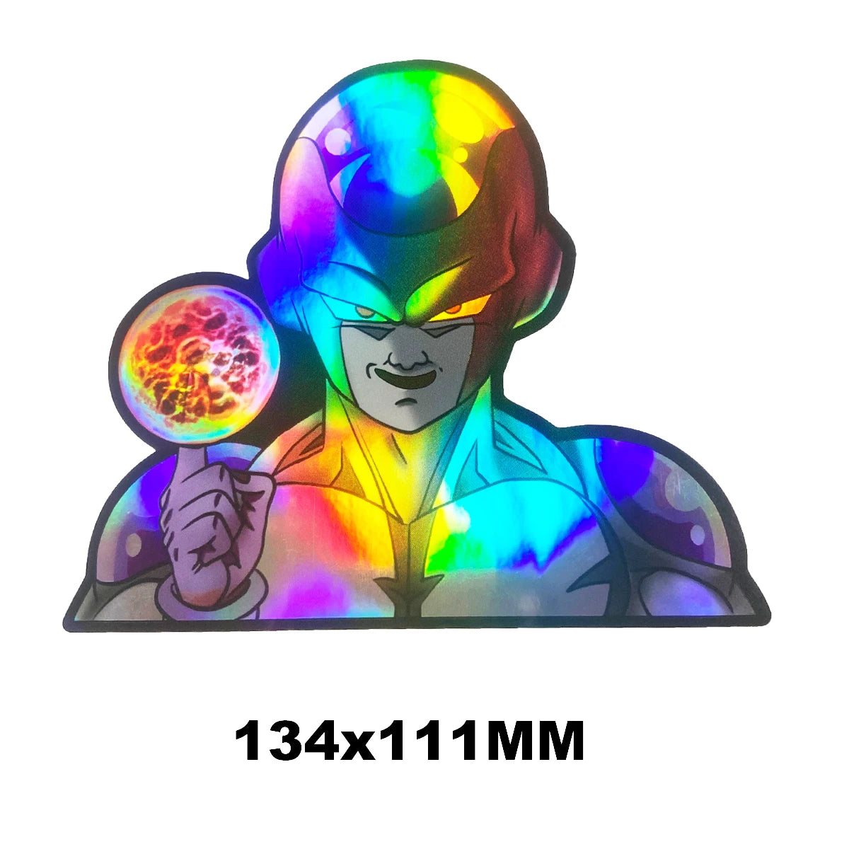 Cartoon Holographic Anime Laser Stickers Motorcycle Anime Lenticular Car Window Sticker For Laptop Hot（25 designs）